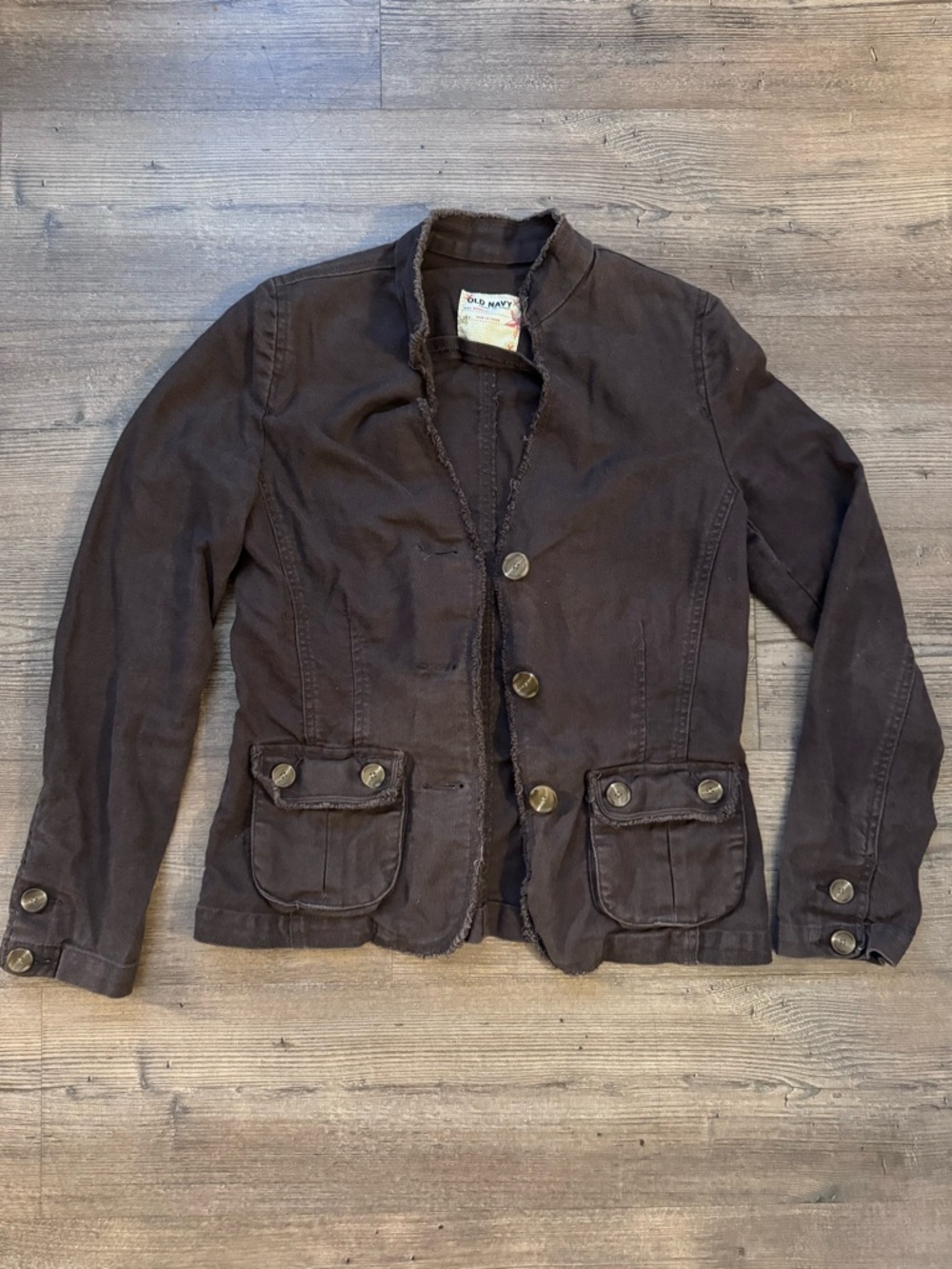 Edgy Brown Vintage Jacket